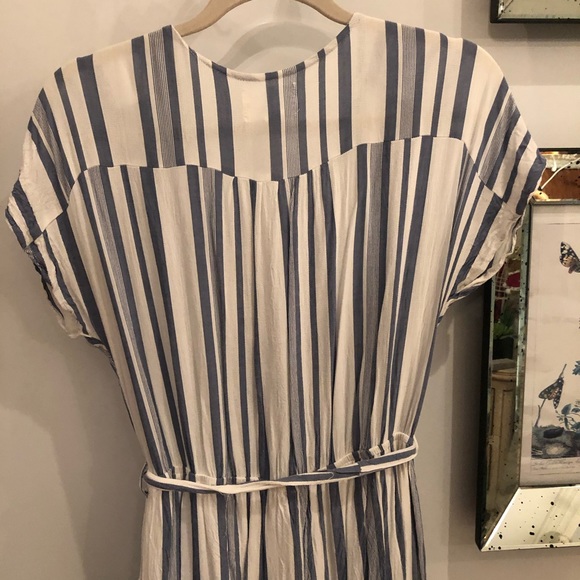 Urban Outfitters Blue and White Striped Jumpsuit - Picture 7 of 7
